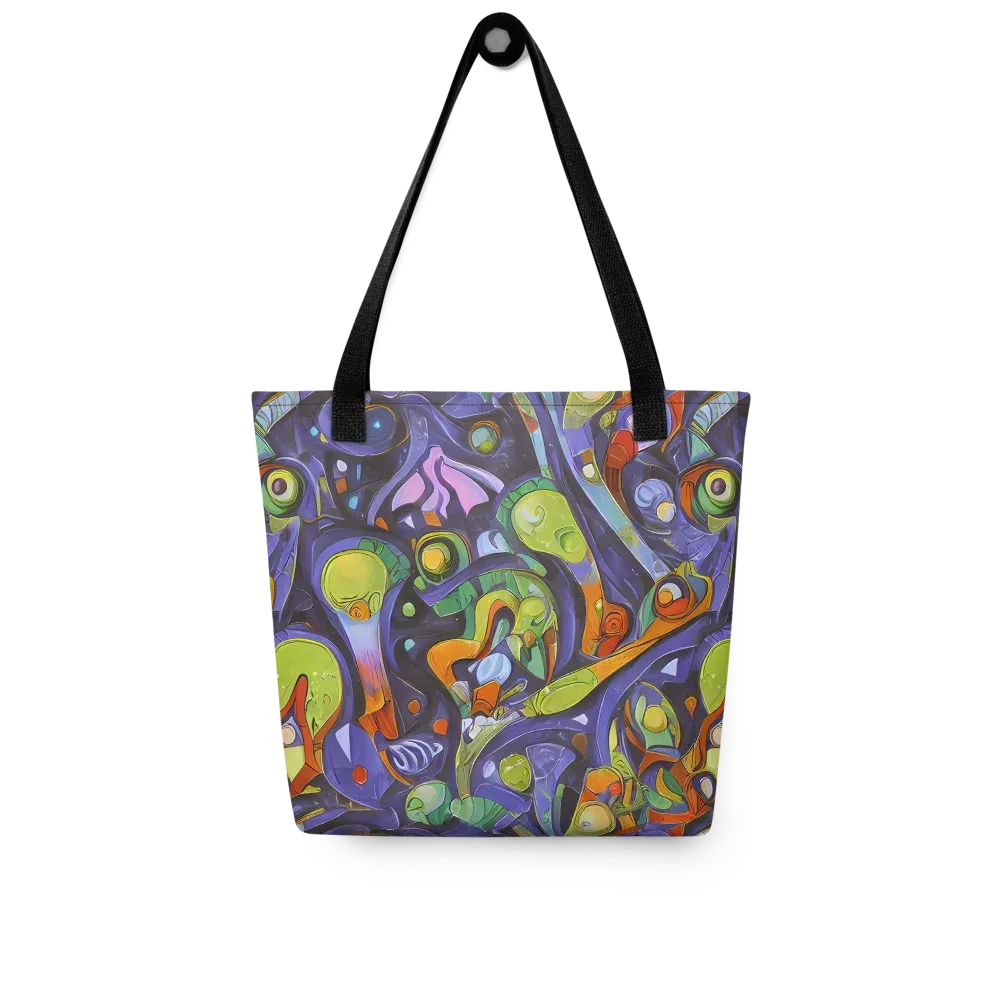 Neon Organism on Tote Bag — Front