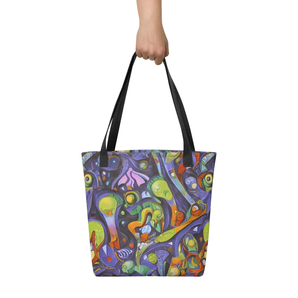 Neon Organism on Tote Bag — Front
