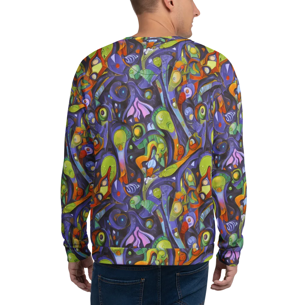 Neon Organism on Sweatshirt — Back