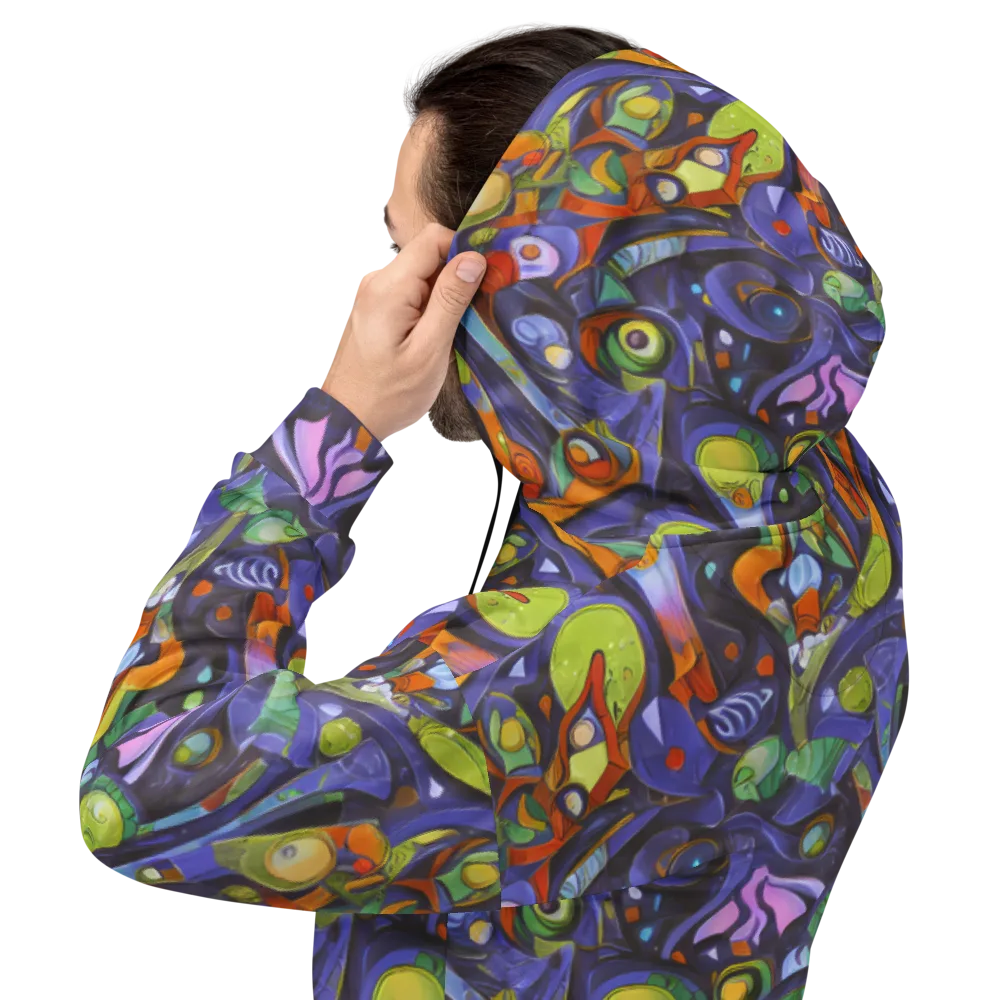 Neon Organism on Hoodie — Back