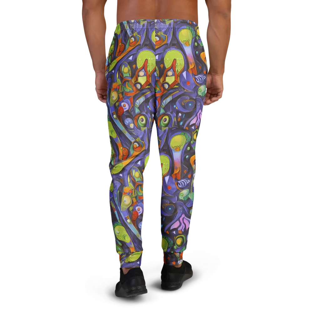Neon Organism on Men's Joggers — Back