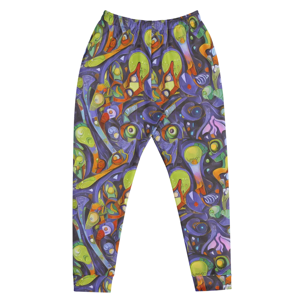 Neon Organism on Men's Joggers — Front