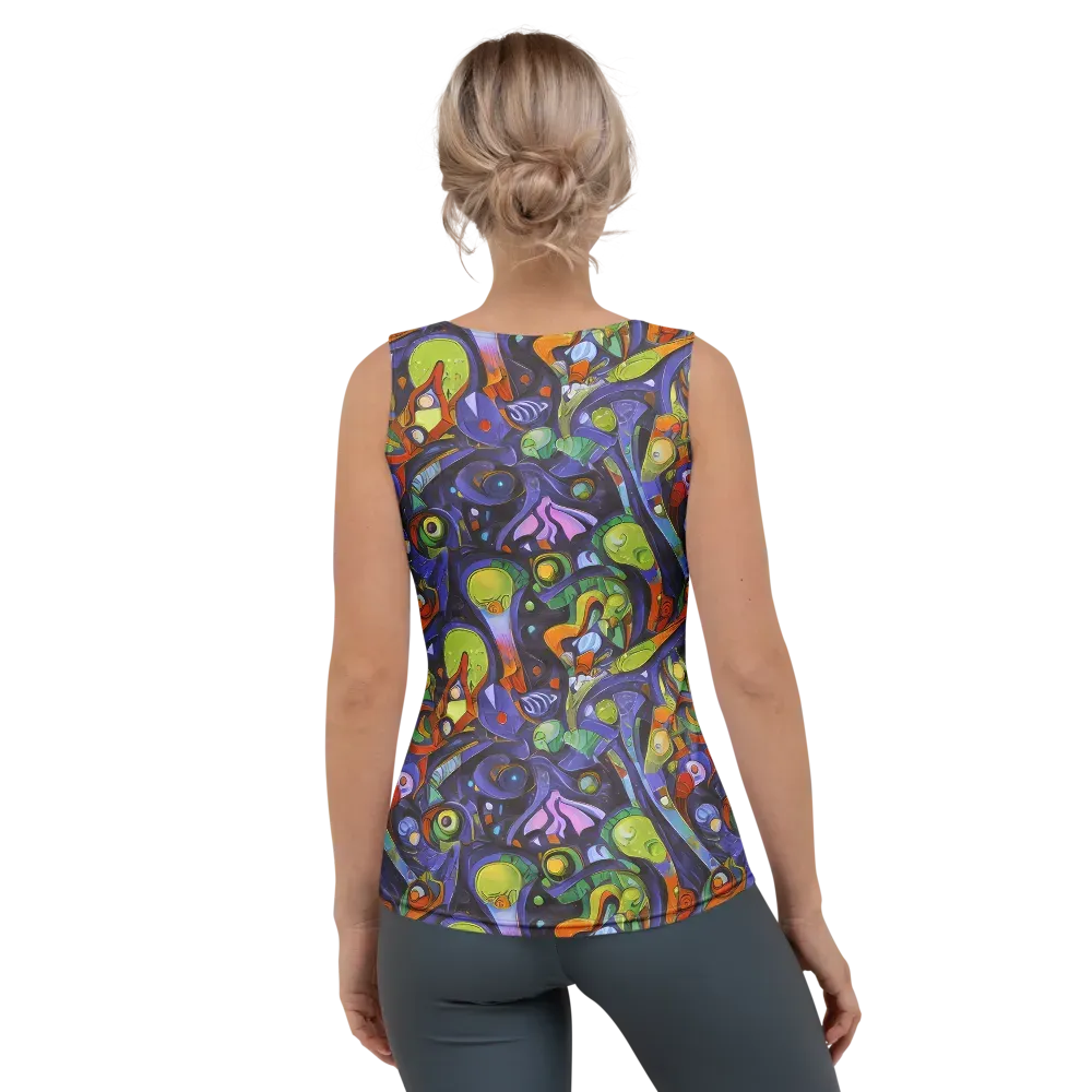 Neon Organism on Women's Tank Top — Back