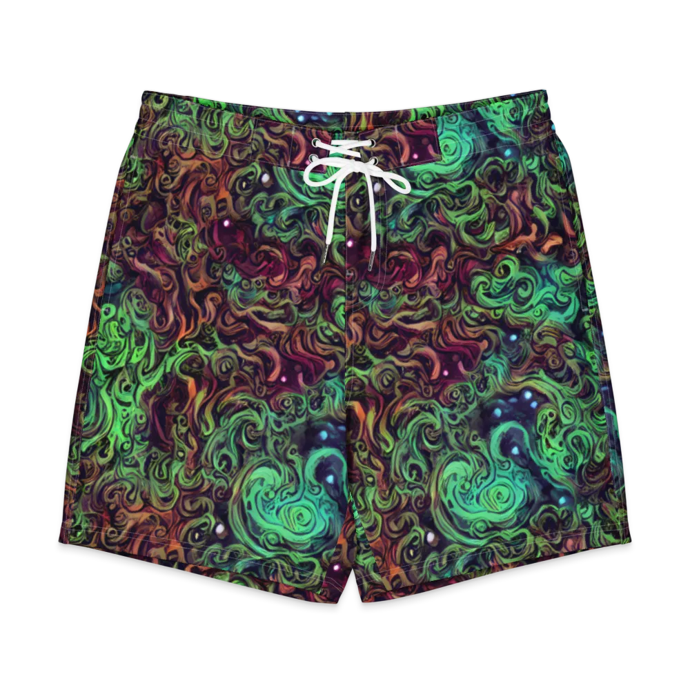 Emerald Maelstrom on Men's Board Shorts — Front