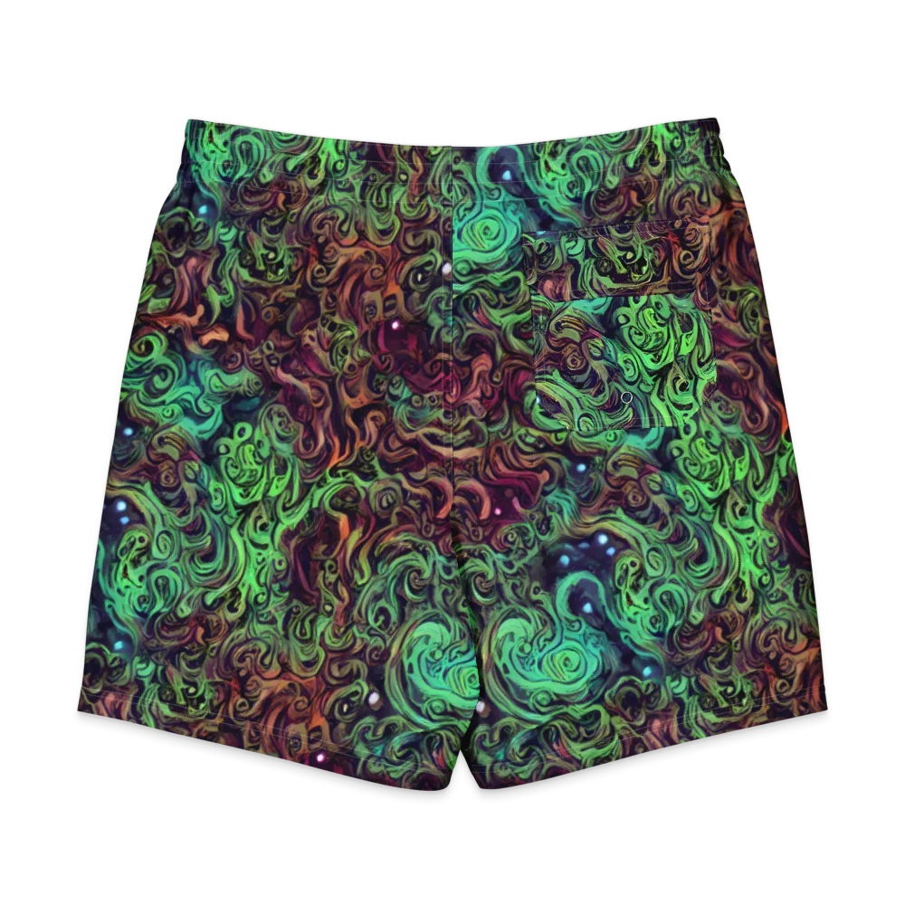 Emerald Maelstrom on Men's Board Shorts — Back