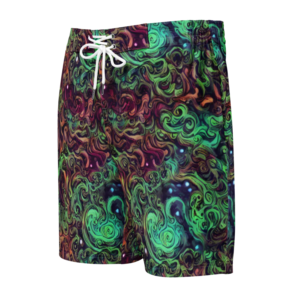 Emerald Maelstrom on Men's Board Shorts — Front