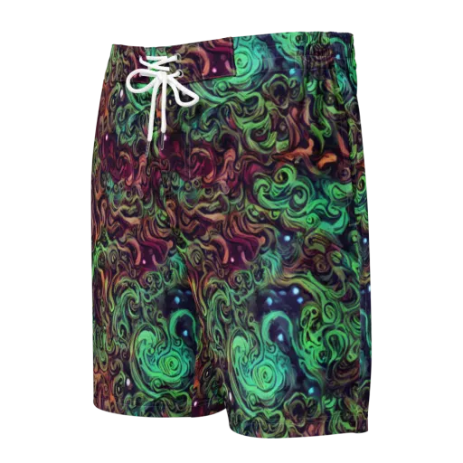 Emerald Maelstrom on a Men's Board Shorts