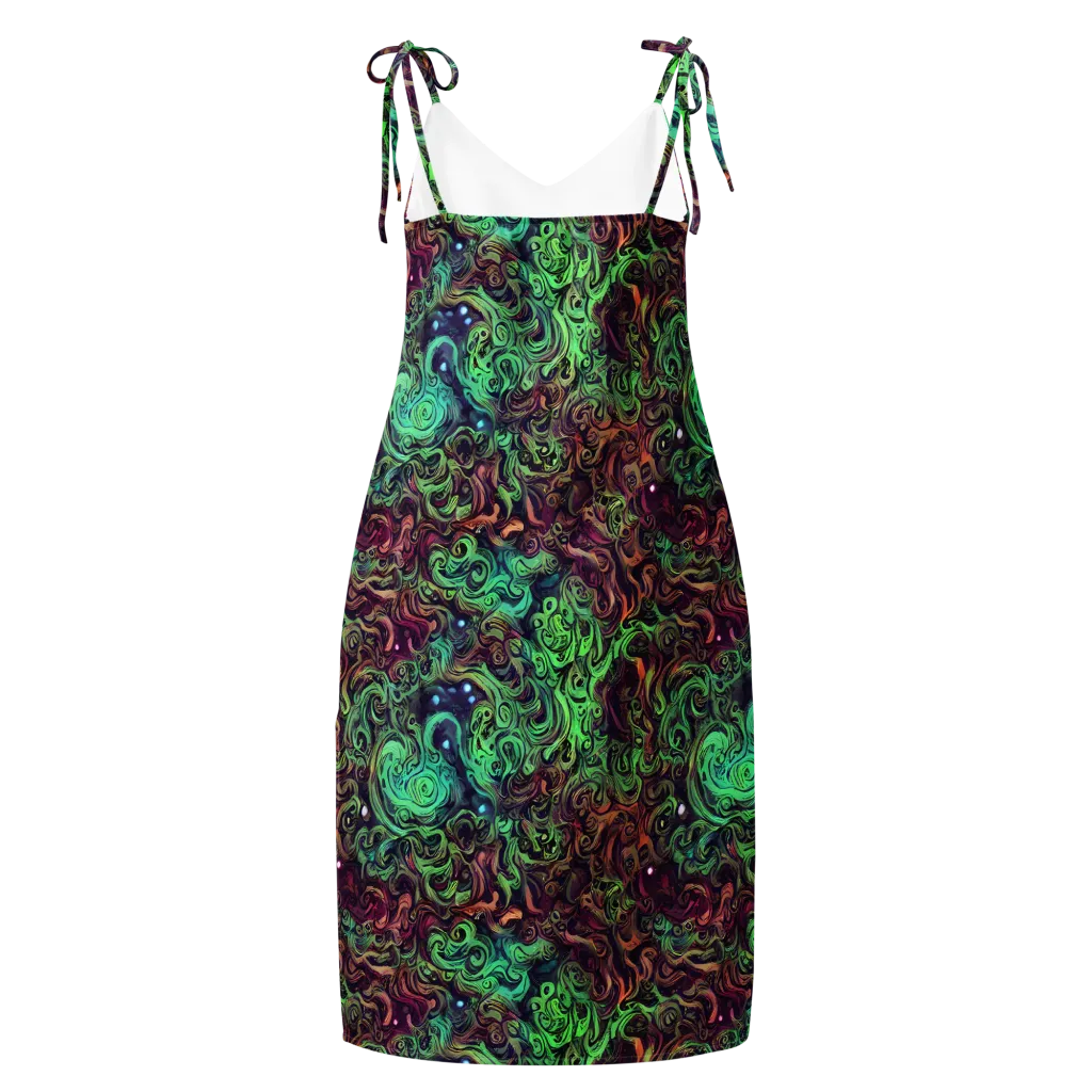 Emerald Maelstrom on Slip Dress — Back