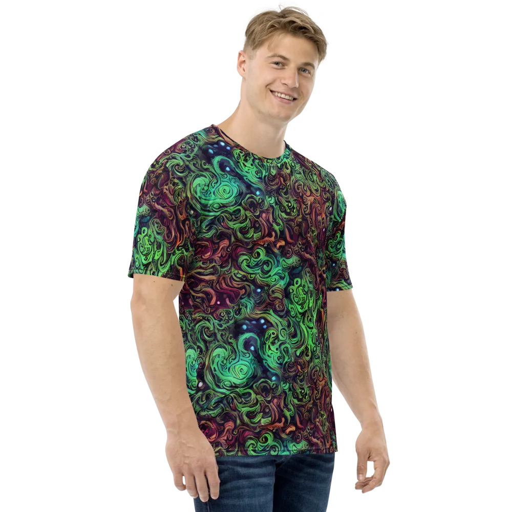 Emerald Maelstrom on Men's Crew Neck T-Shirt — Right