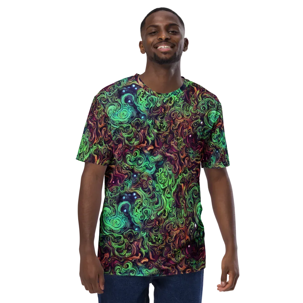 Emerald Maelstrom on Men's Crew Neck T-Shirt — Front