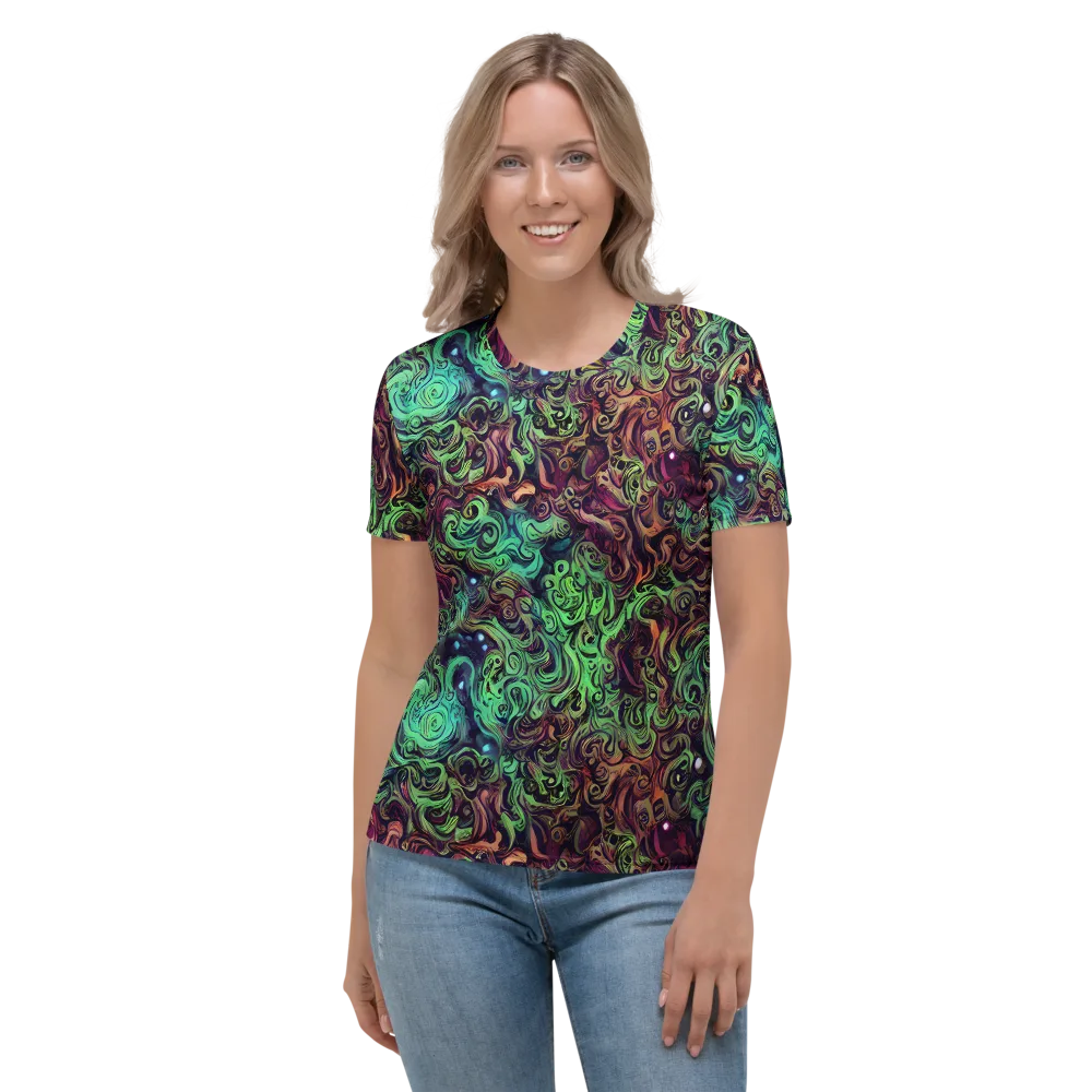 Emerald Maelstrom on Women's Crew Neck T-Shirt — Front