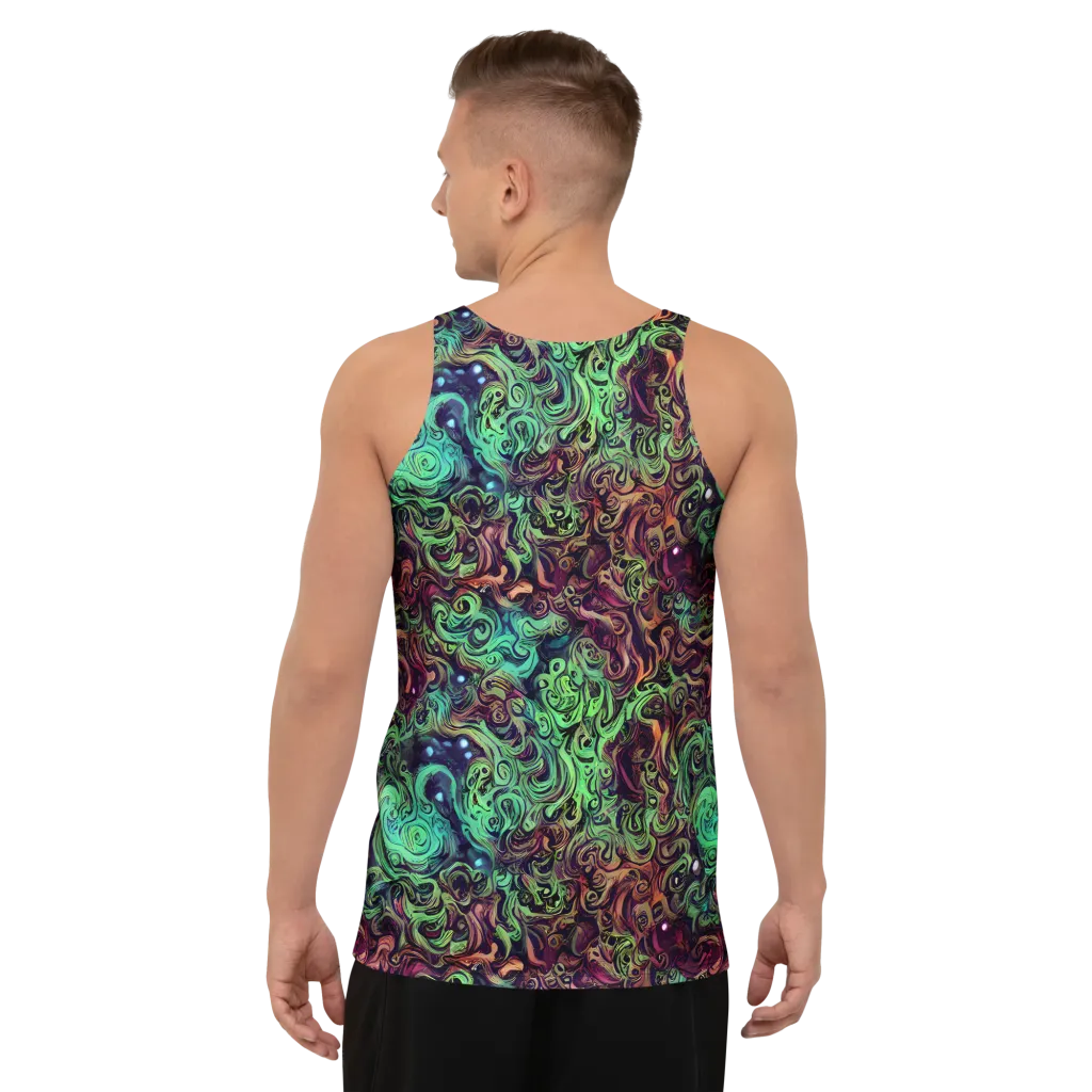 Emerald Maelstrom on Men's Tank Top — Back
