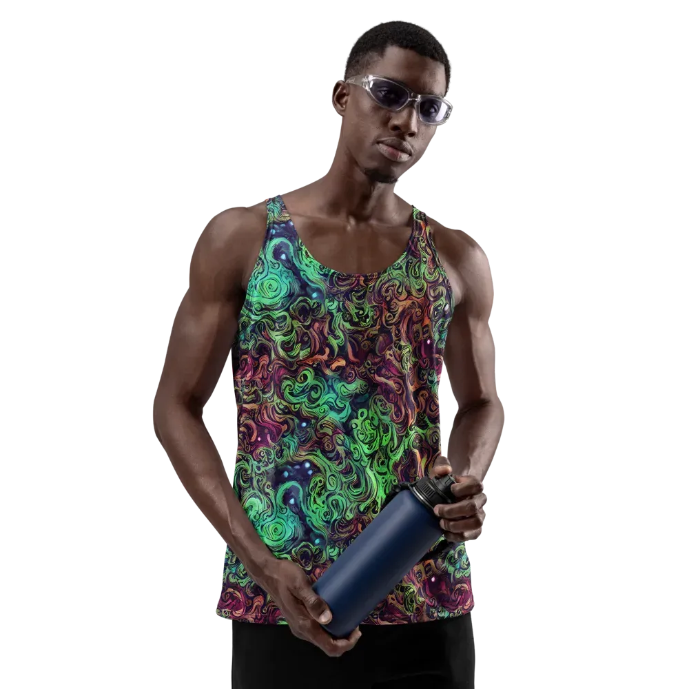 Emerald Maelstrom on Men's Tank Top — Front