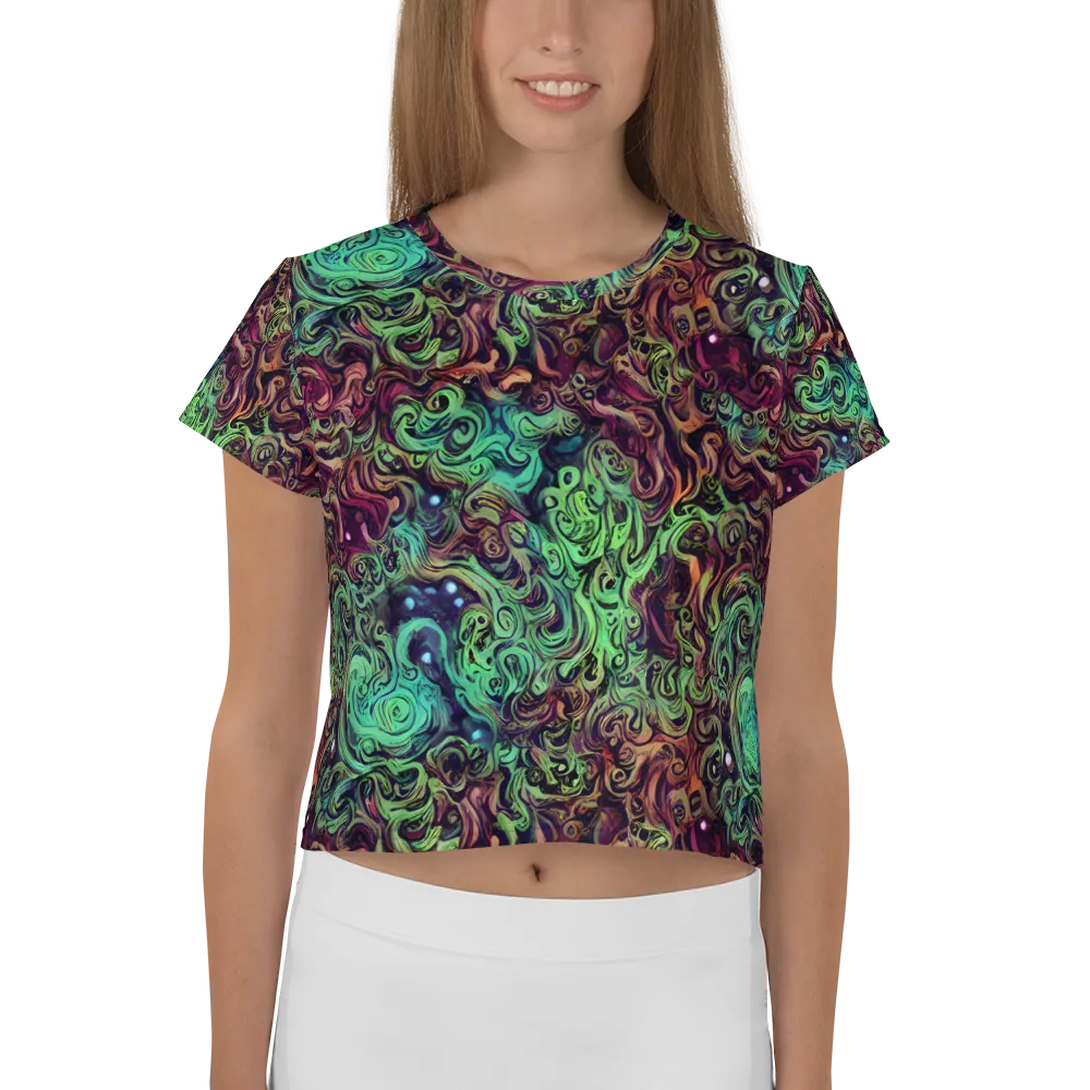 Emerald Maelstrom on Crop Tee — Front