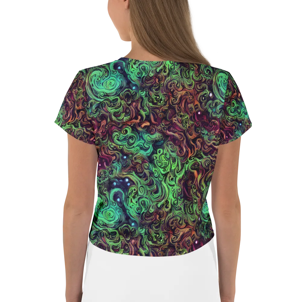 Emerald Maelstrom on Crop Tee — Back
