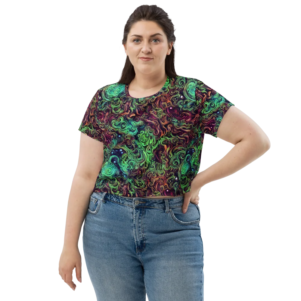 Emerald Maelstrom on Crop Tee — Front