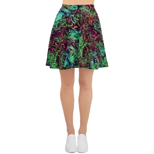 Emerald Maelstrom on a Skater Skirt