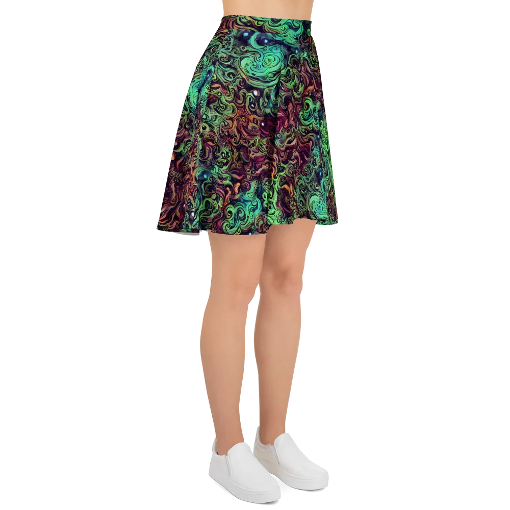 Emerald Maelstrom on Skater Skirt — Right