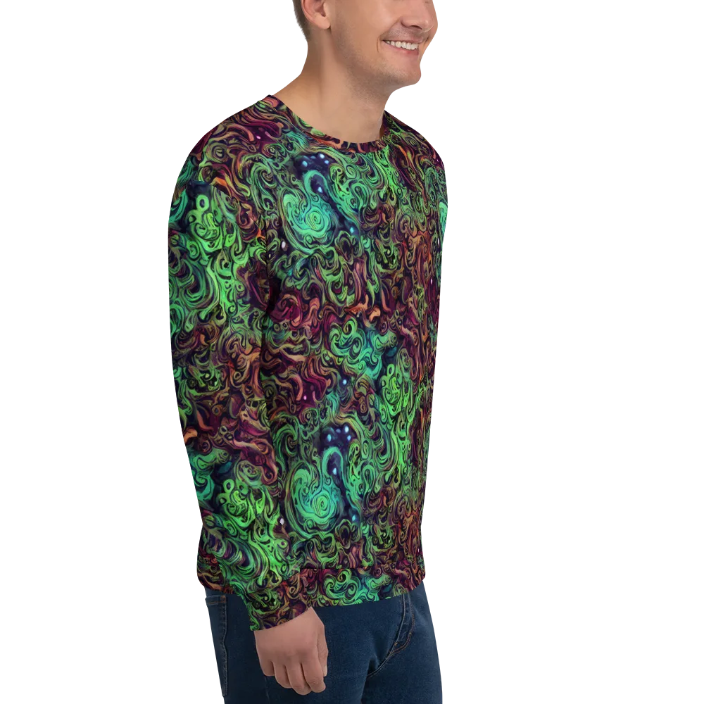 Emerald Maelstrom on Sweatshirt — Right Front