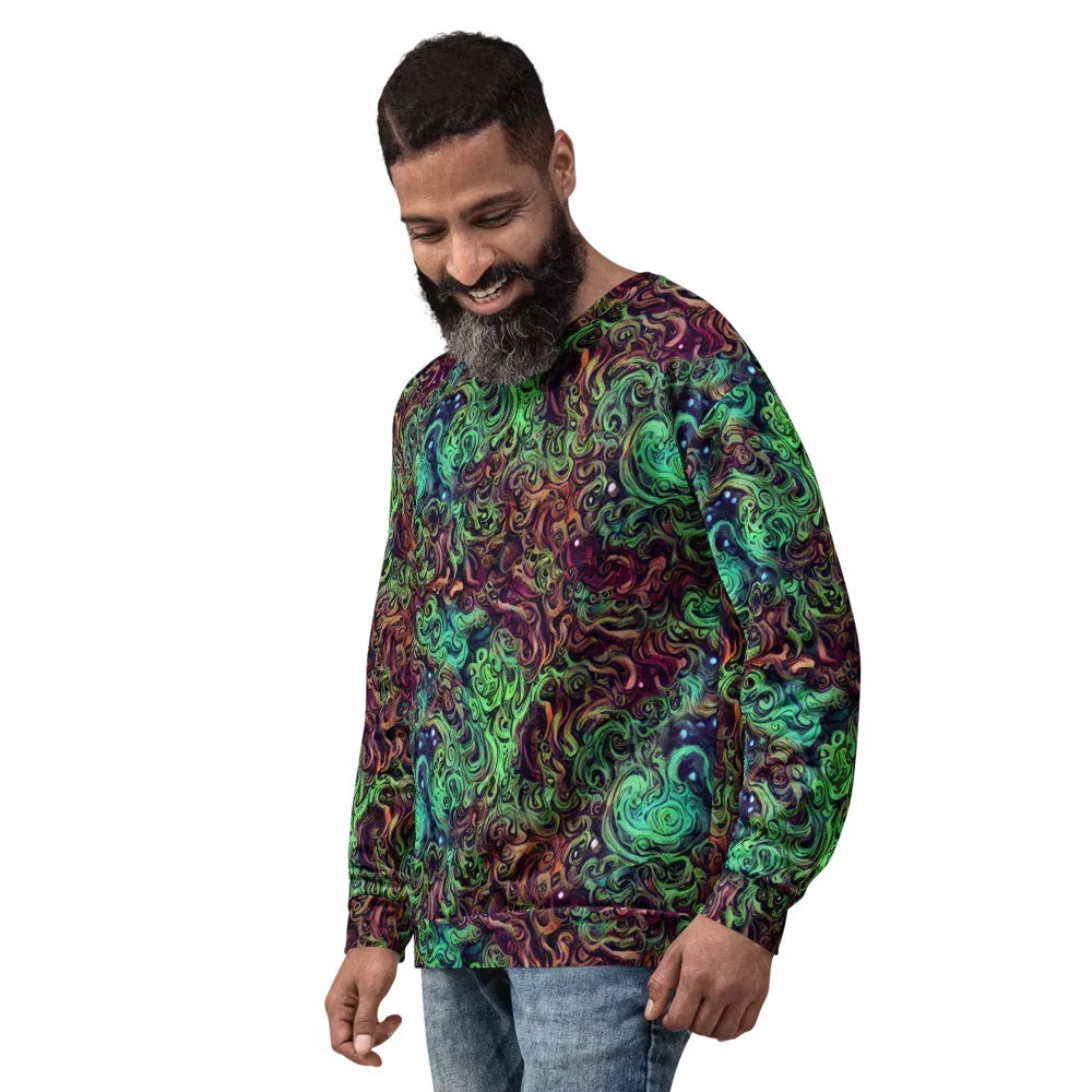 Emerald Maelstrom on Sweatshirt — Left Front
