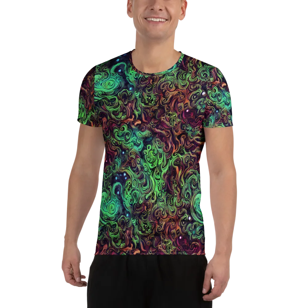Emerald Maelstrom on Men's Athletic T-Shirt — Front