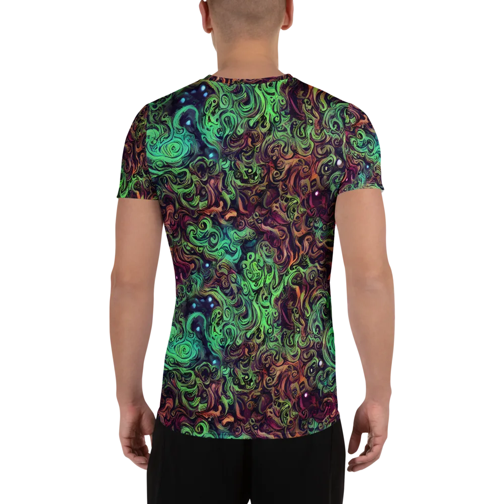 Emerald Maelstrom on Men's Athletic T-Shirt — Back