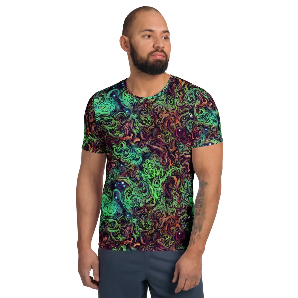 Emerald Maelstrom on Men's Athletic T-Shirt — Front