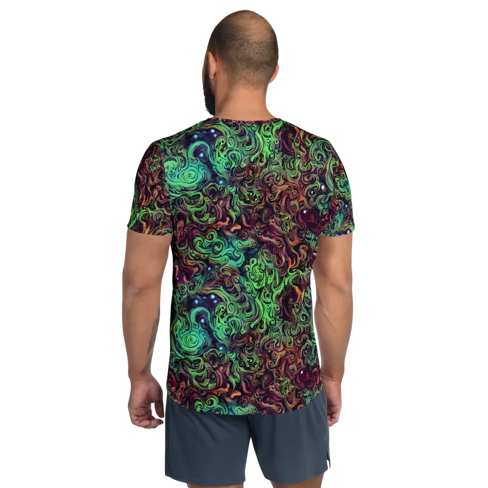 Emerald Maelstrom on Men's Athletic T-Shirt — Back