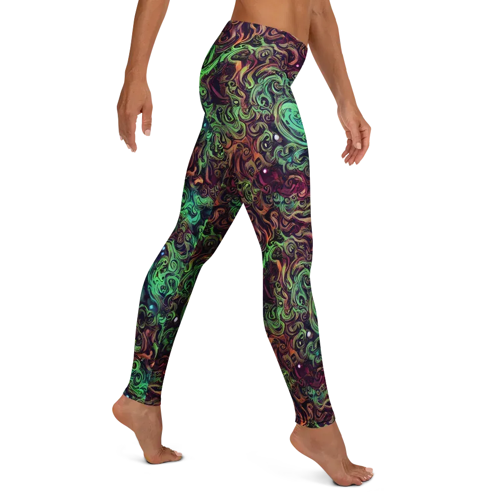 Emerald Maelstrom on Leggings — Right