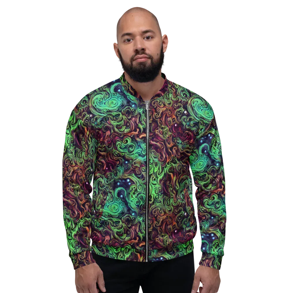 Emerald Maelstrom on Bomber Jacket — Front