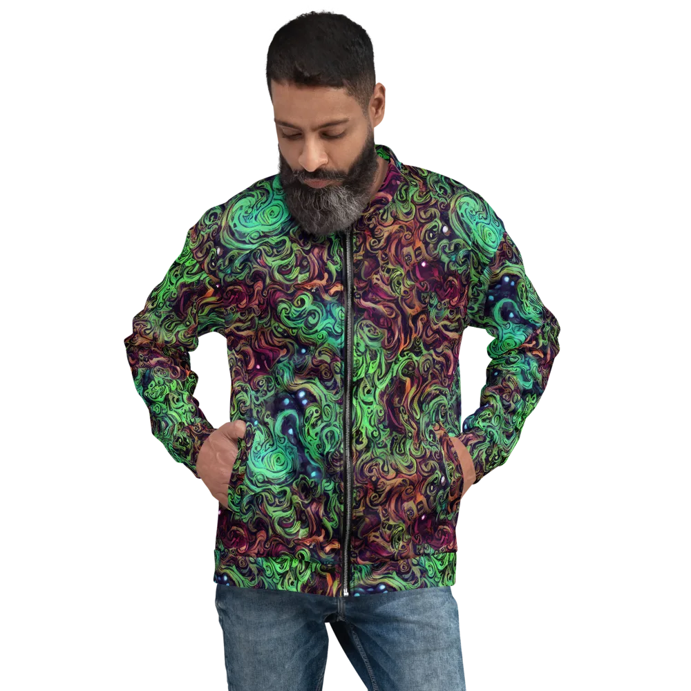 Emerald Maelstrom on Bomber Jacket — Front