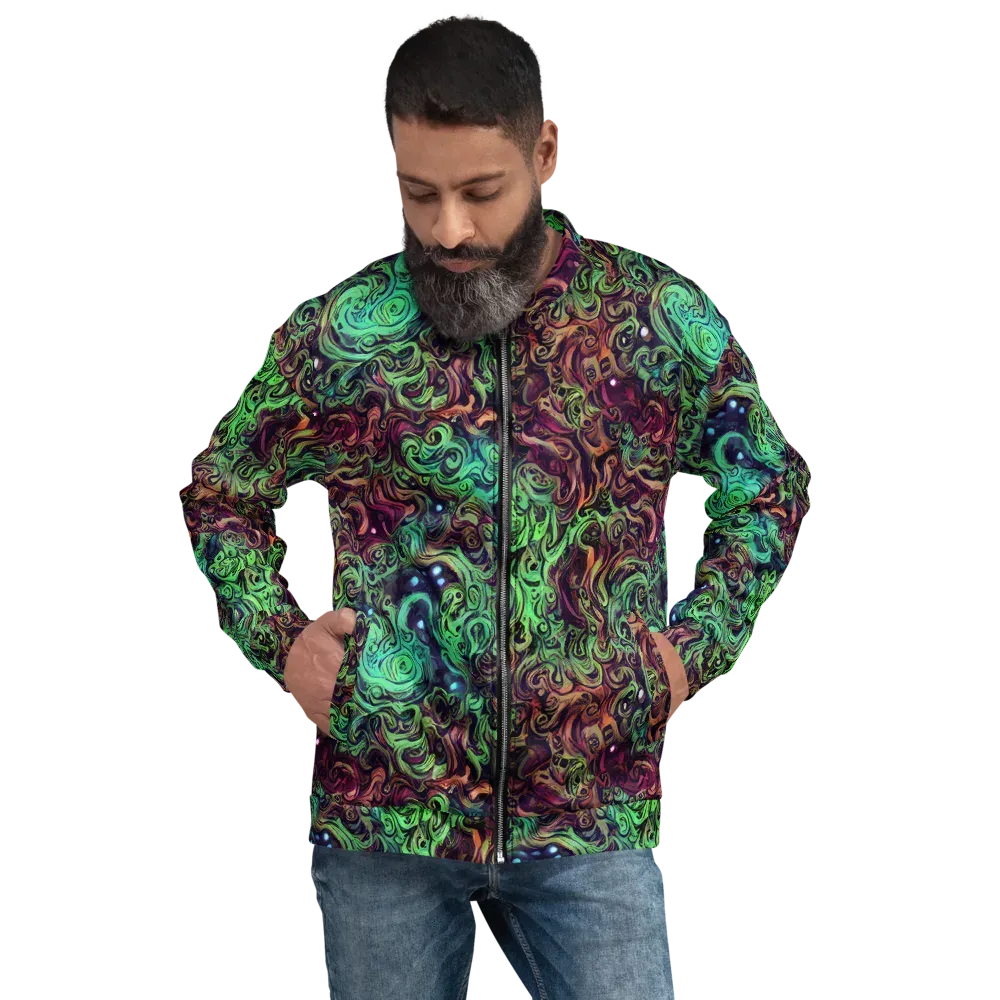 Emerald Maelstrom on Bomber Jacket — Front