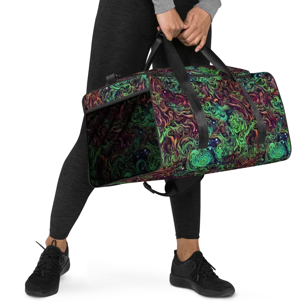 Emerald Maelstrom on Duffle Bag — Right Front
