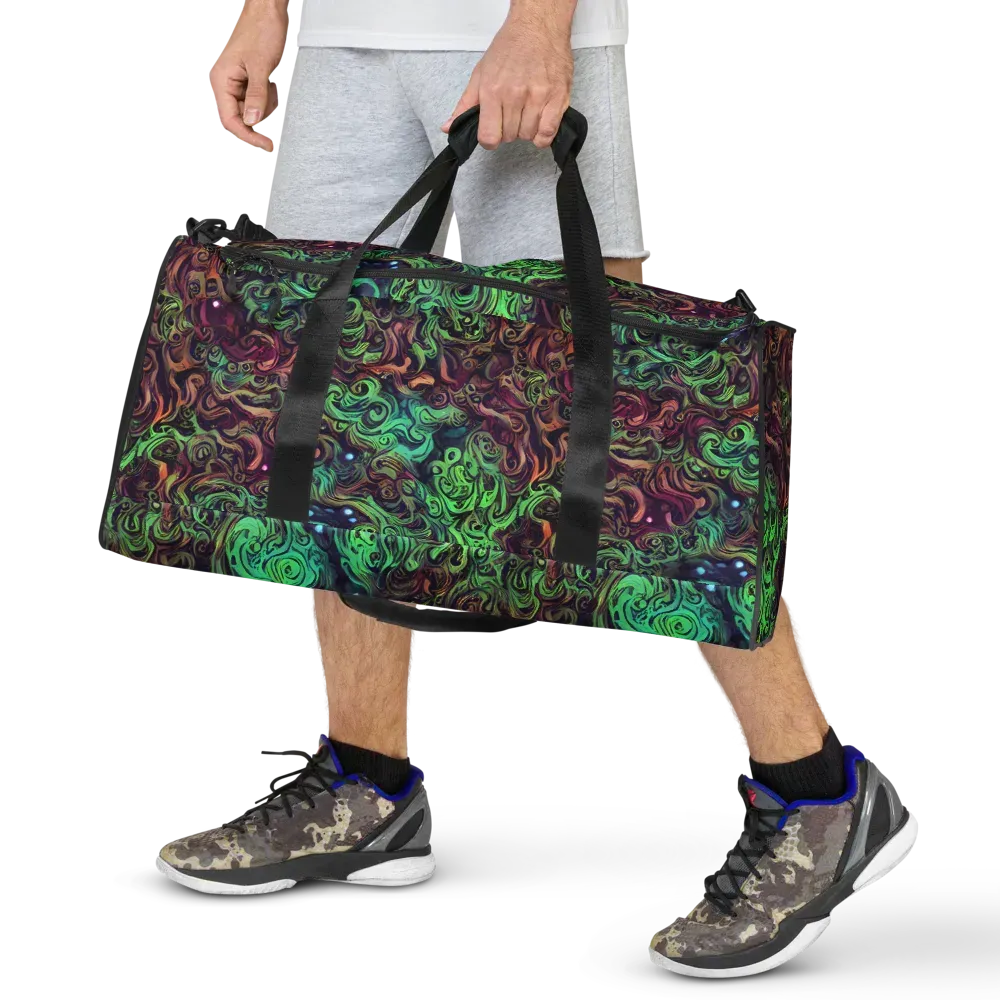 Emerald Maelstrom on Duffle Bag — Front