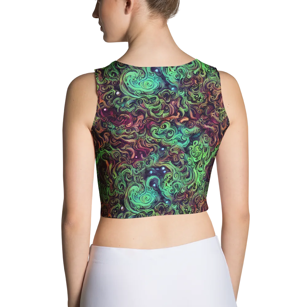 Emerald Maelstrom on Crop Top — Back