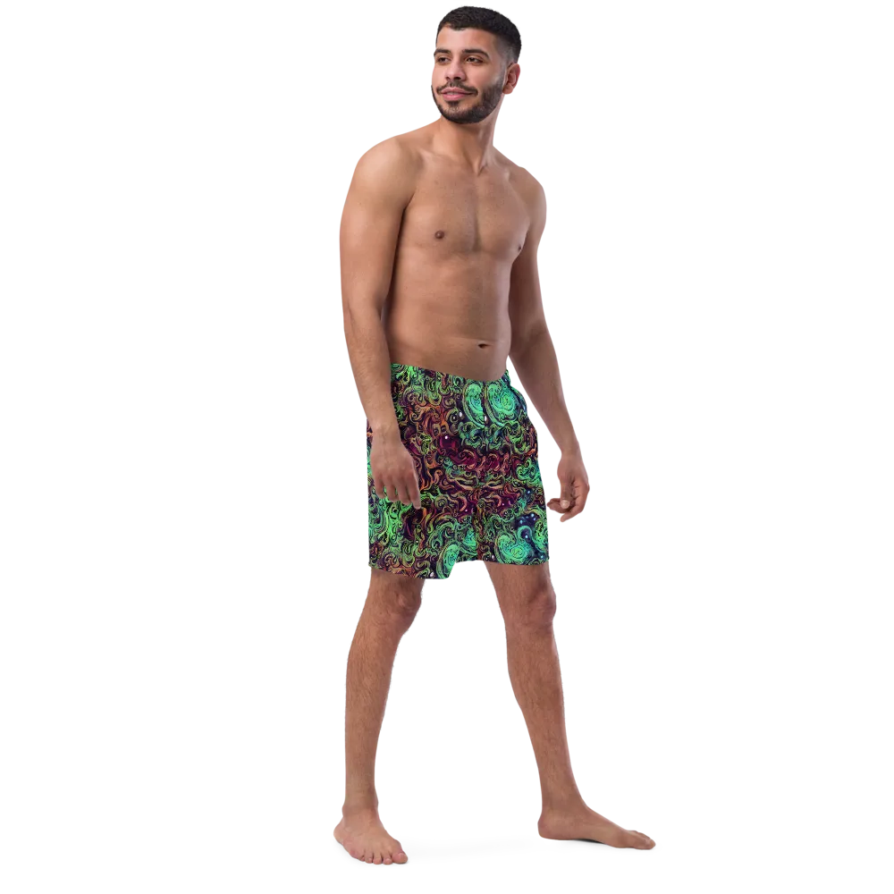 Emerald Maelstrom on Swim Trunks — Right Front