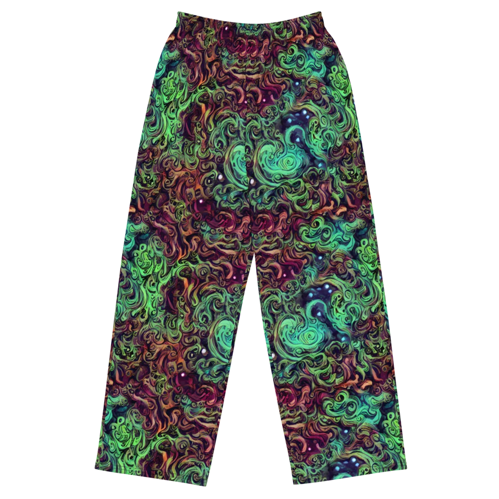 Emerald Maelstrom on Wide-Leg Pants — Front