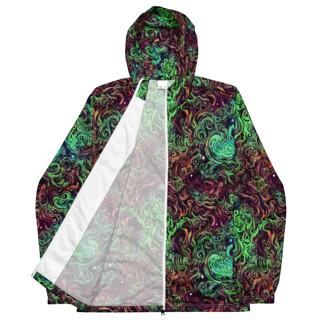 Emerald Maelstrom on Men's Windbreaker — Front