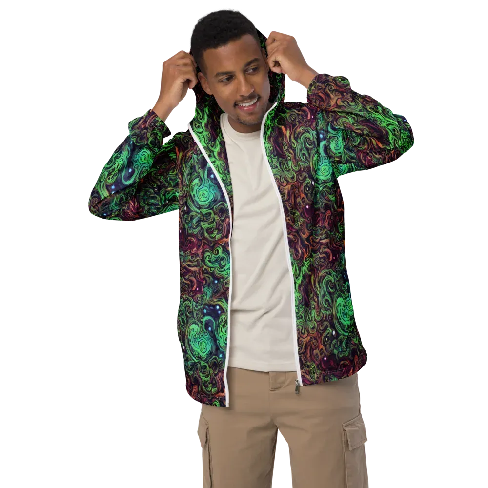 Emerald Maelstrom on Men's Windbreaker — Front