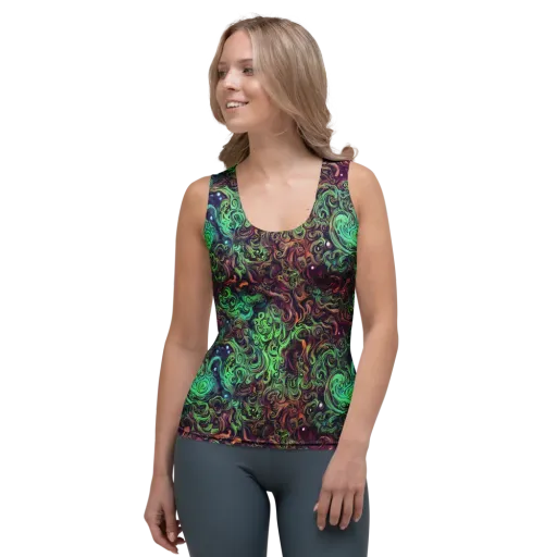 Emerald Maelstrom on a Women's Tank Top