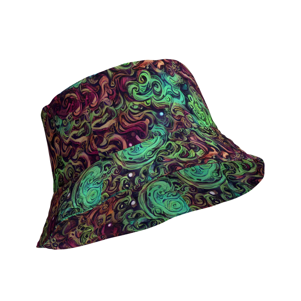 Emerald Maelstrom on Reversible Bucket Hat — Product details Outside