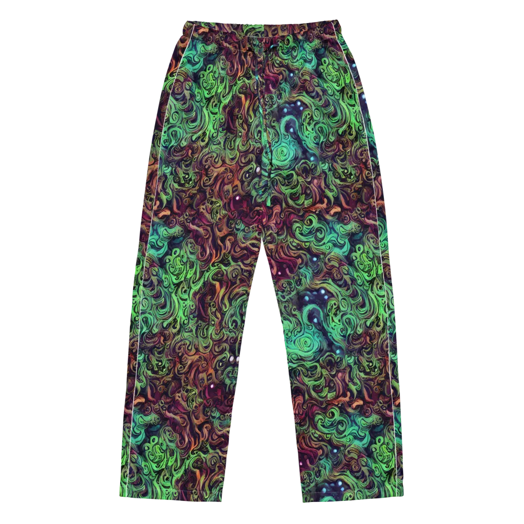 Emerald Maelstrom on Women's Pajama Pants — Front