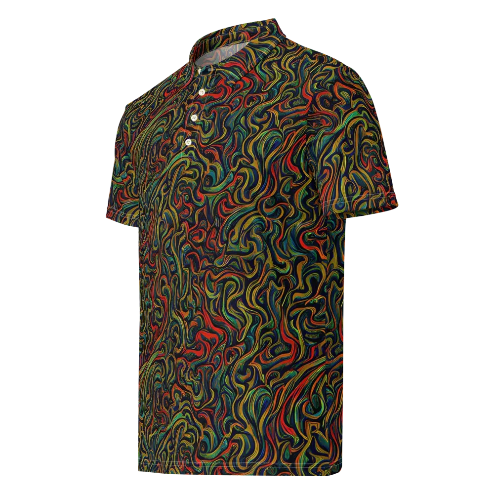 The Color Surge on Men's Slim Fit Polo Shirt — Left Front