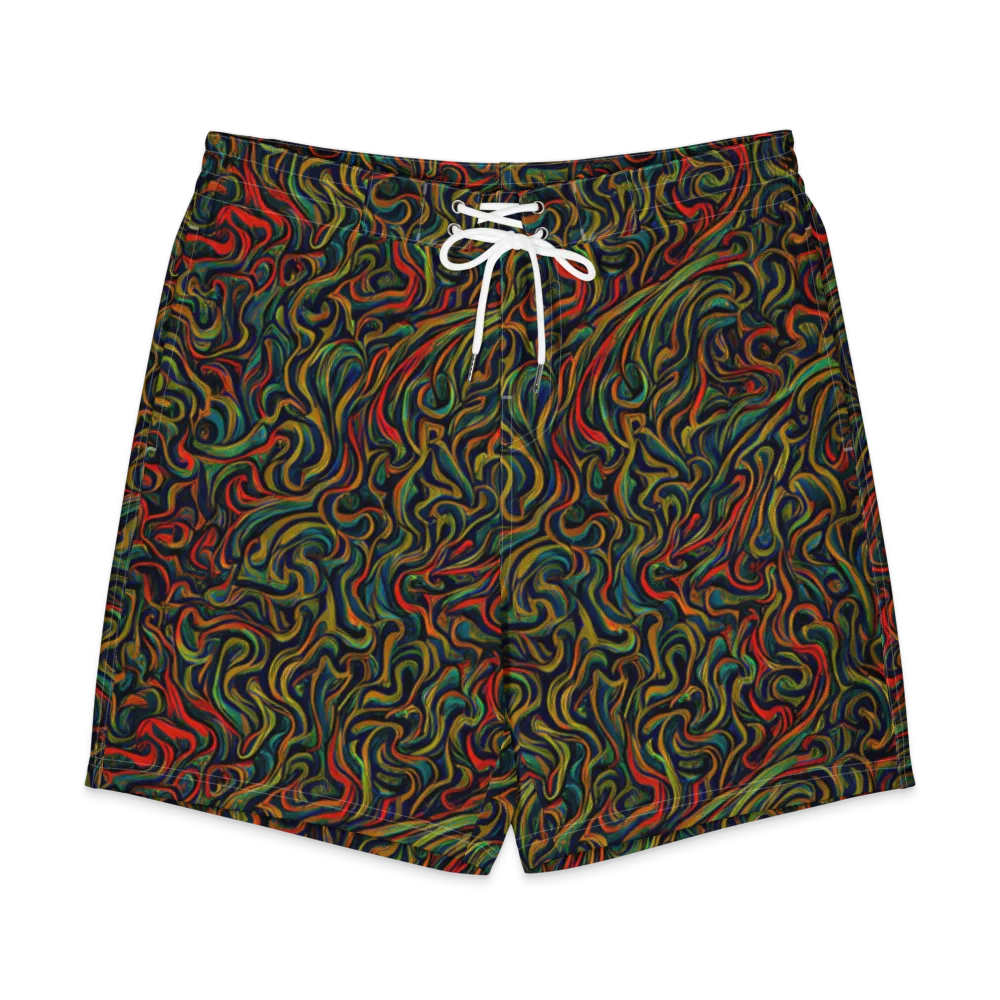 The Color Surge on Men's Board Shorts — Front