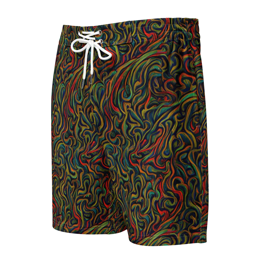 The Color Surge on Men's Board Shorts — Front