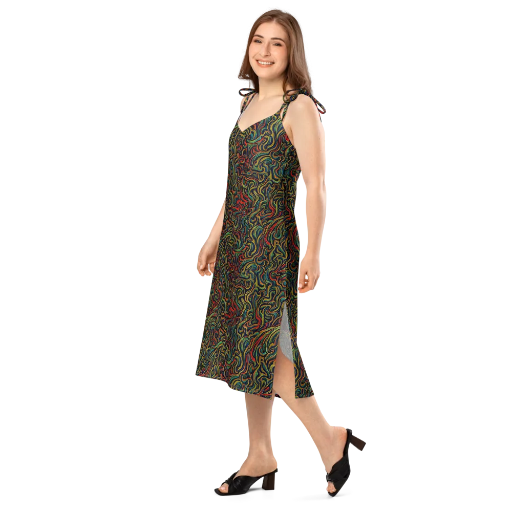 The Color Surge on Slip Dress — Left Front