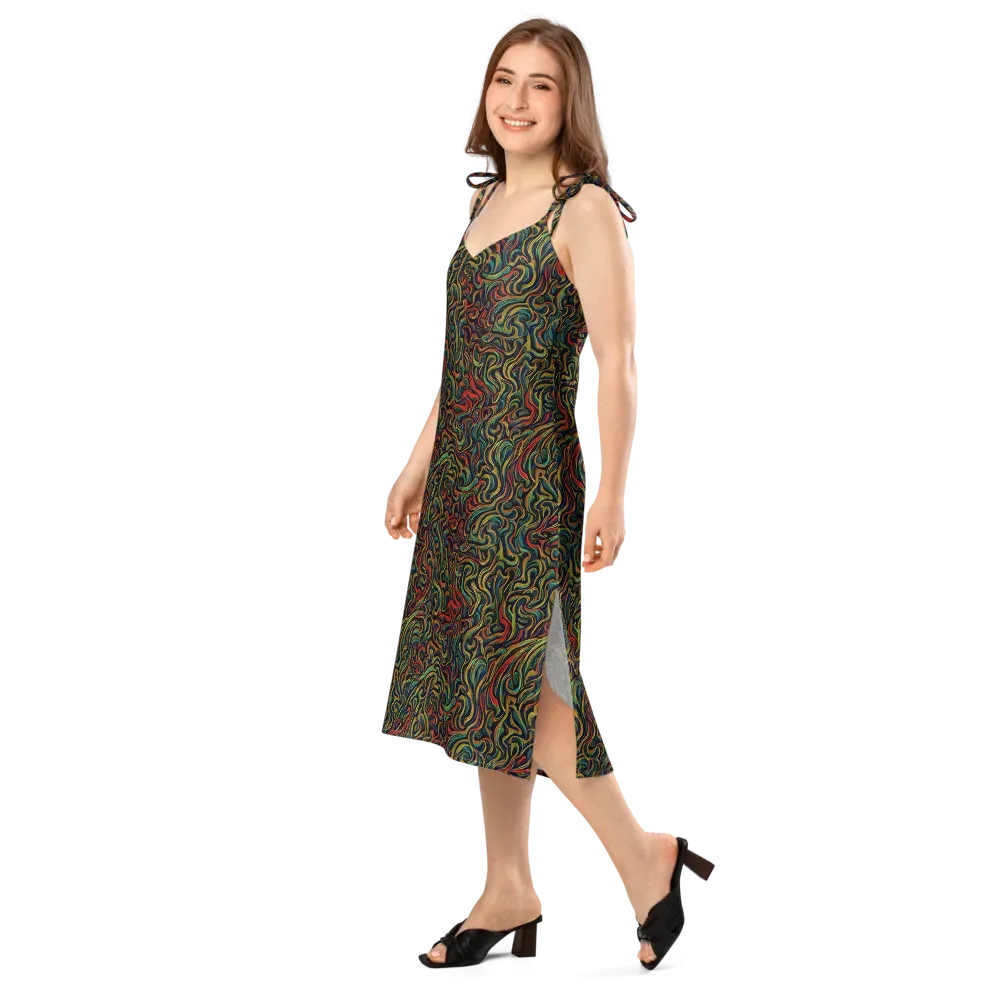 The Color Surge on Slip Dress — Left Front