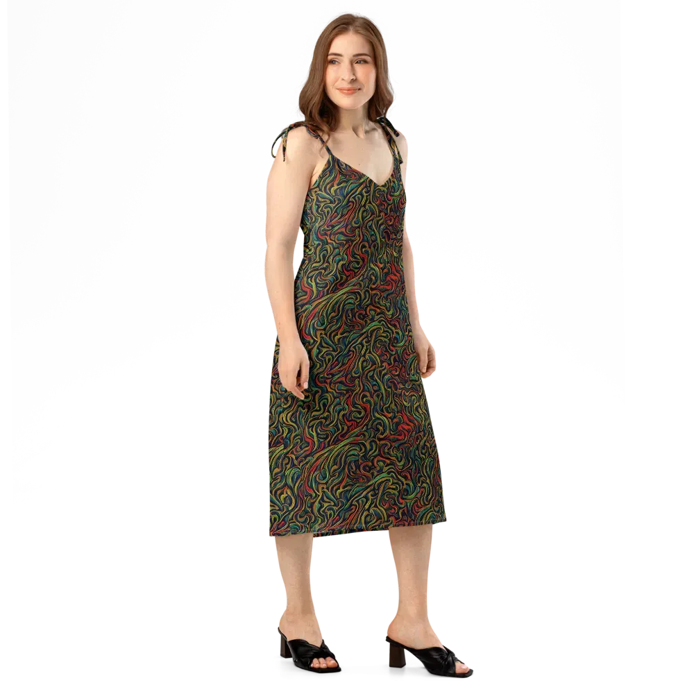 The Color Surge on Slip Dress — Right Front