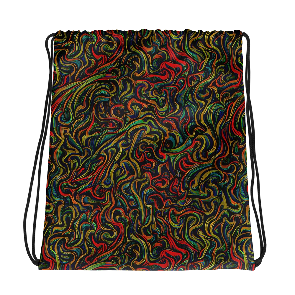 The Color Surge on Drawstring Bag — Photo