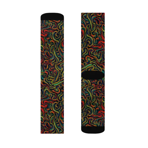 The Color Surge on a Socks